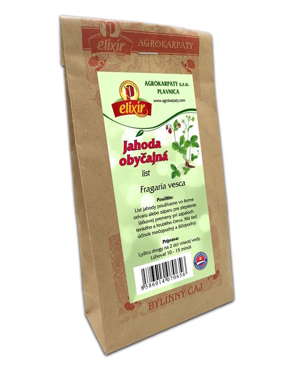 Produktové balenie Jahoda obyčajná - list