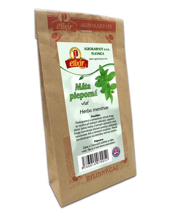 Produktové balenie Mäta pieporná - vňať