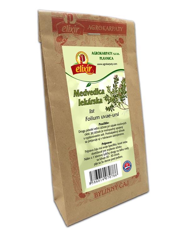 Produktové balenie Medvedica lekárska - list