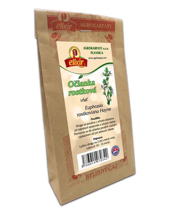 Produktové balenie Očianka rostkovová - vňať