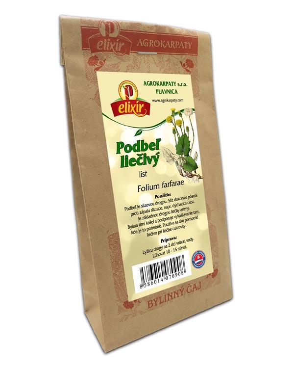 Produktové balenie Podbeľ liečivý - list