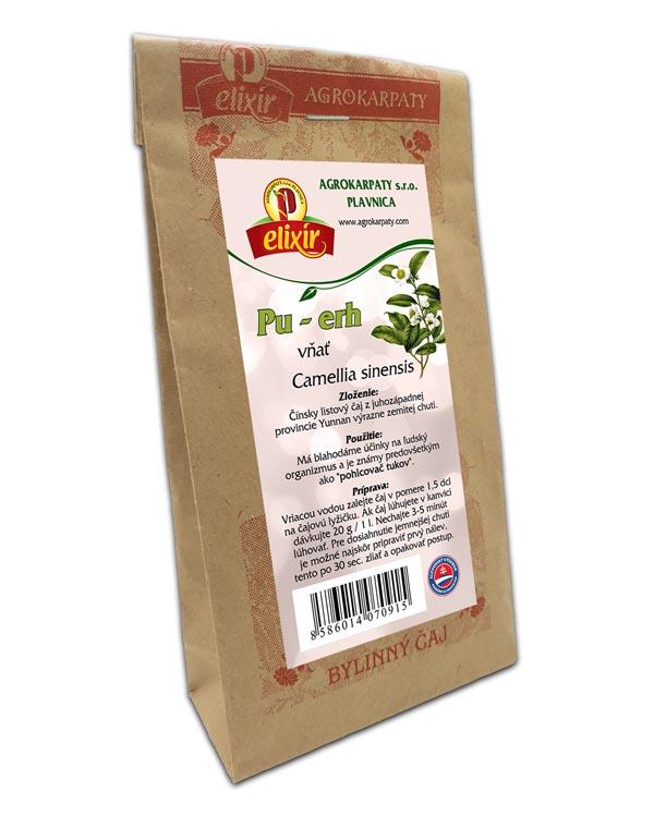 Produktové balenie Pu-erh - vňať