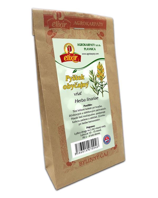 Produktové balenie Pyštek obyčajný - vňať