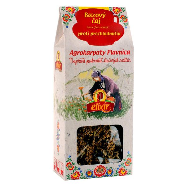 Produktové balenie Bazový čaj - plod a kvet (Babkine sypané čaje)
