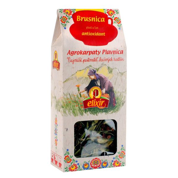Produktové balenie Brusnica - plod a list (Babkine sypané čaje)