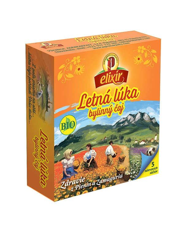 Produktové balenie Miniatúrky čajov BIO Letná lúka