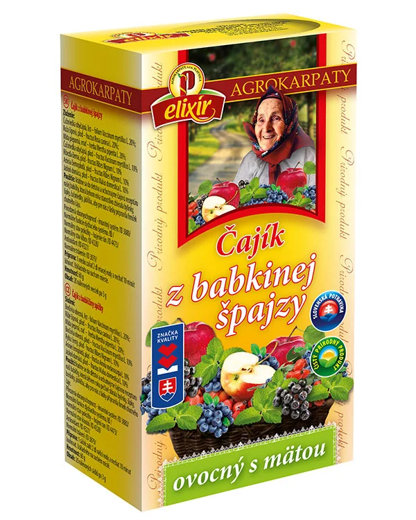 Produktové balenie Čajík z babkinej špajzy