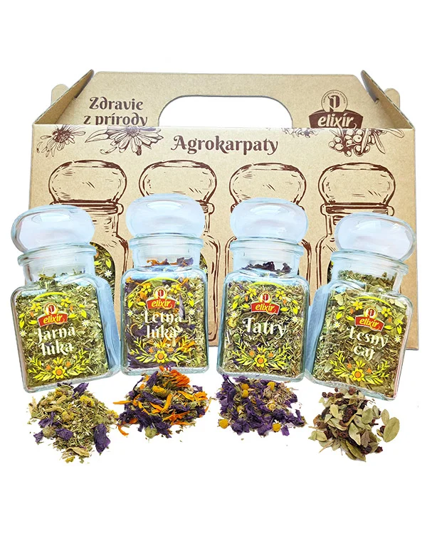 Rozbalené balenie produktu Čaro prírody - čajový set