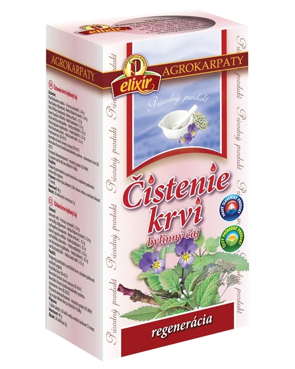 Produktové balenie Na čistenie krvi