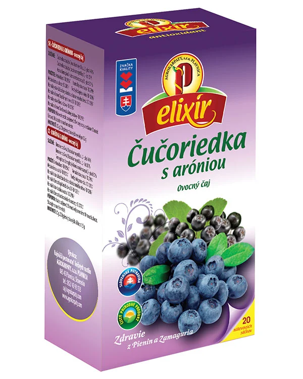 Produktové balenie Čučoriedka s aróniou