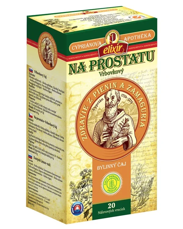 Produktové balenie Na prostatu, Vŕbovkový bylinný čaj - Cypriánová apothéka