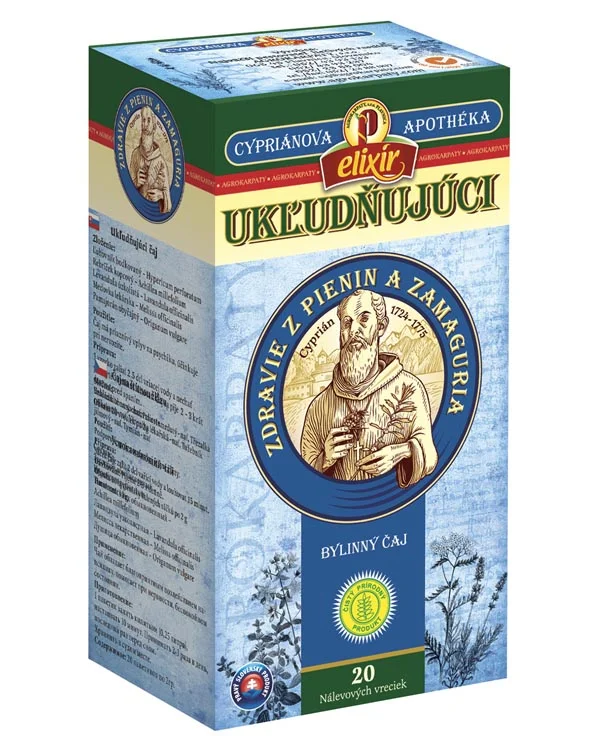 Produktové balenie Ukľudňujúci, bylinný čaj - Cypriánová apothéka