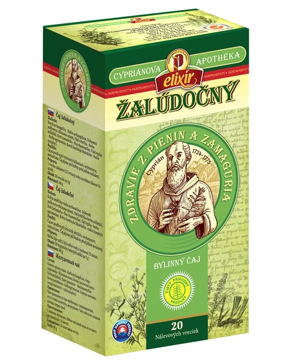 Produktové balenie Žalúdočný, bylinný čaj - Cypriánová apothéka