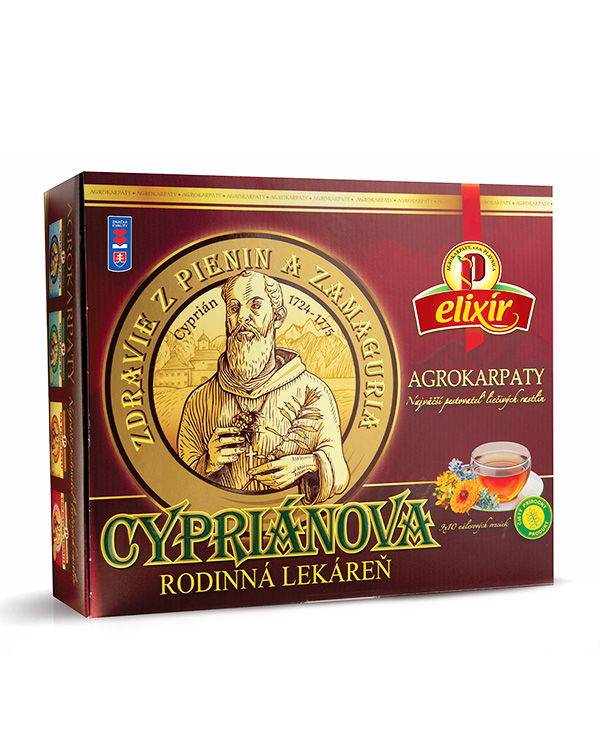 Produktové balenie Cypriánová rodinná lekáreň - čajová kazeta