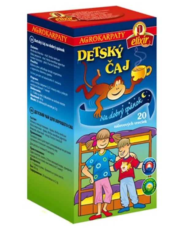 Produktové balenie Detský čaj na dobrý spánok