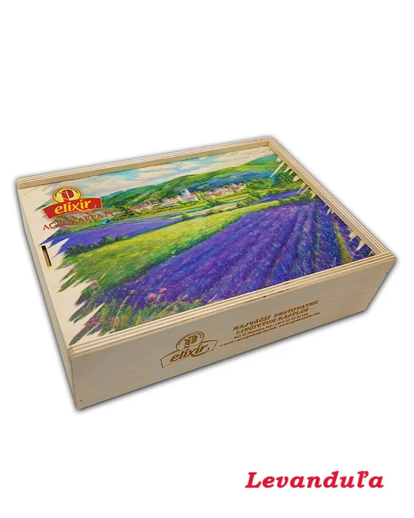 Produktové balenie Stromček - drevená čajová kazeta