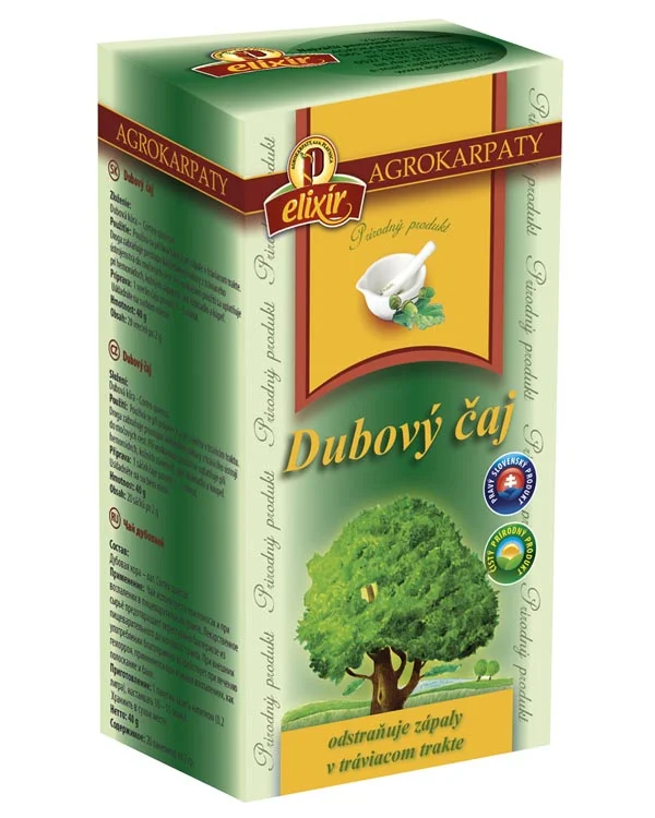 Produktové balenie Dubový čaj z dubovej kôry