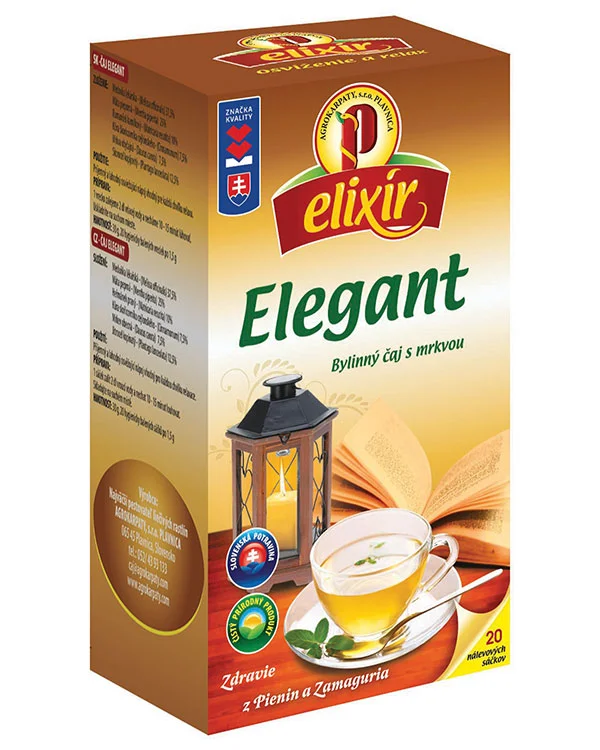 Produktové balenie Čaj Elegant