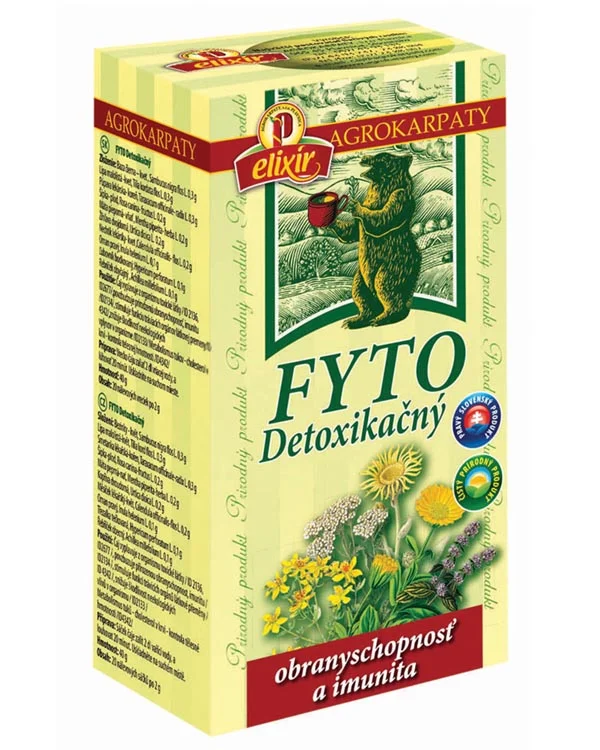 Produktové balenie Karpatský Fyto čaj - detoxikačný, z čistých karpatských bylín