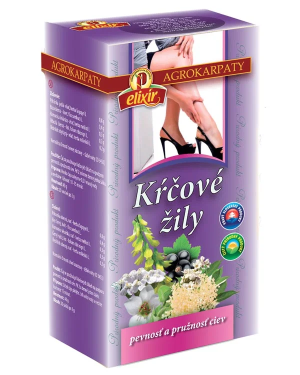 Produktové balenie Kŕčové žily