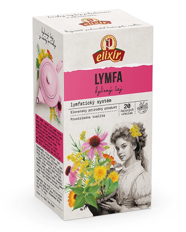 Produktové balenie Lymfa - bylinný čaj