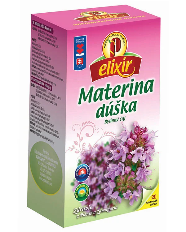 Produktové balenie Materina dúška
