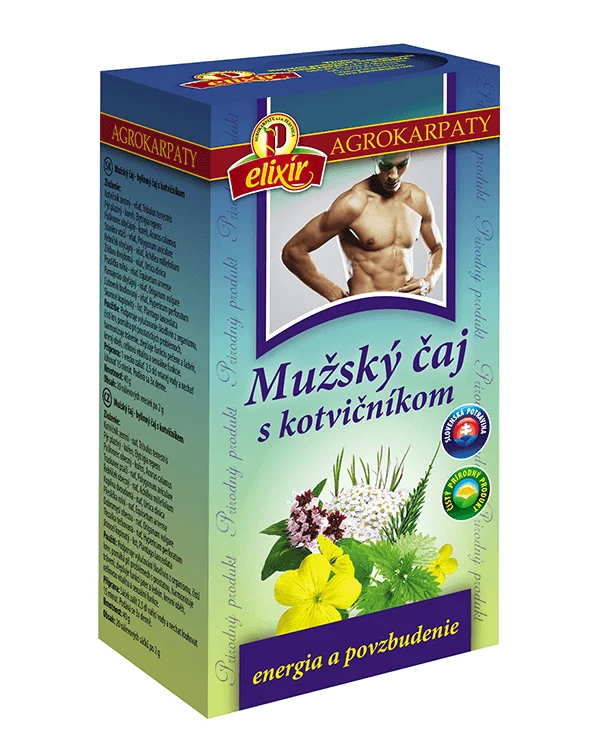 Produktové balenie Mužský čaj s kotvičníkom
