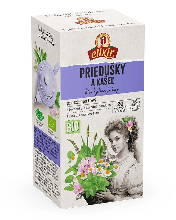 Produktové balenie BIO priedušky a kašeľ