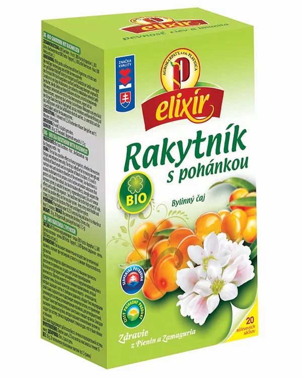 Produktové balenie Rakytník s pohánkou BIO