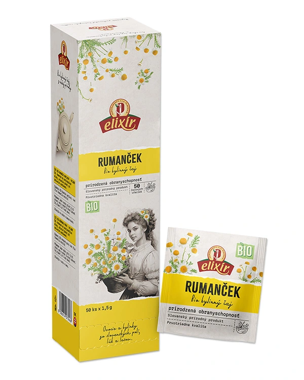 Produktové balenie BIO rumanček - zásobník
