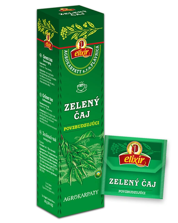 Produktové balenie Zelený čaj - zásobník
