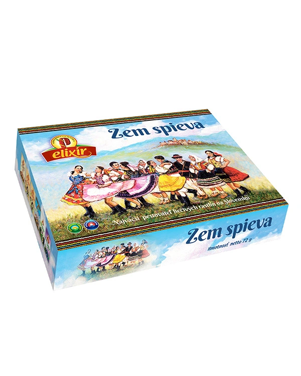 Produktové balenie Zem spieva - čajová kazeta