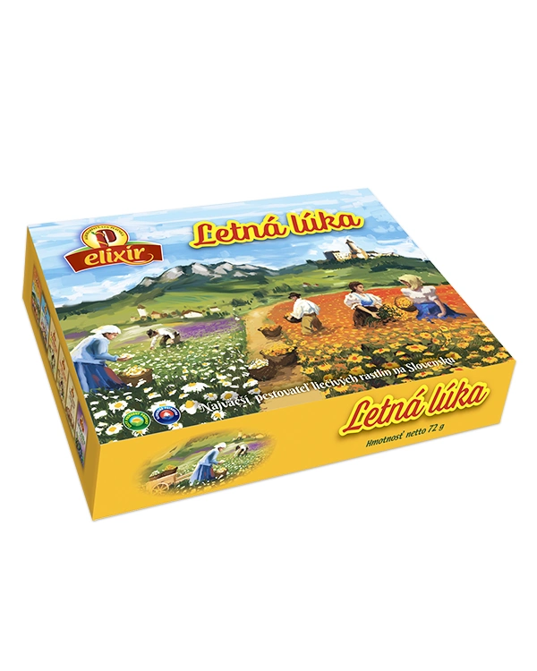 Produktové balenie Letná lúka - čajová kazeta